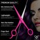Professional Hairdresser Scissors 65 Inch Pink Hair Cutting Shears Japanese Stainless Steel Salon Barber Scissors Barber Scissors Japanese B4