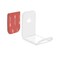 TXEsign Headphone Hanger Holder Wall Mount Headset Hook Universal Headset Stand Hook for All Headphone with Strong AdhesiveSilky White  Transparent