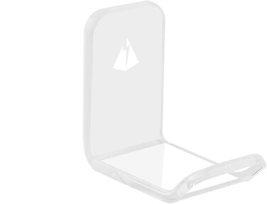 TXEsign Headphone Hanger Holder Wall Mount Headset Hook Universal Headset Stand Hook for All Headphone with Strong AdhesiveSilky White  Transparent