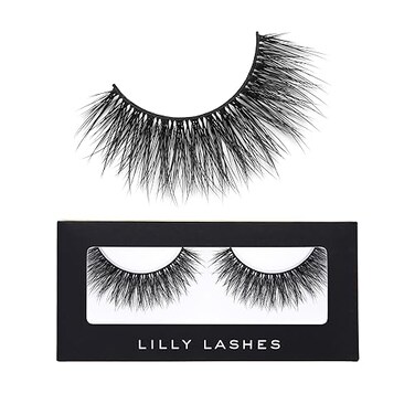 Lilly Lashes Premium Synthetic Lashes Brooklyn  Fake Eyelashes Natural Look  Bold Full Bodied Look  False Lashes  Vegan Strip Lash  Reusable Up to 10 Wears  15mm