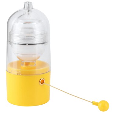 Manual Egg Yolk Mixer Egg Homogenizer Manual Puller Multifunctional Golden Egg Maker for Small and Large Eggs Egg Scrambler Egg Spinner with Pulling Rope Without Breaking The Eggs