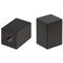 ASPEN CREATIVE 2403132 Rectangular Cube Finial for Lamp Shade 2 Pack OilRubbed Bronze