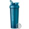 BlenderBottle Classic V2 Shaker Bottle Perfect for Protein Shakes and Pre Workout 32Ounce Ocean Blue