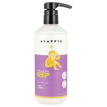Alaffia Lemon Lavender Babies  Kids Conditioner  Detangler 16 FZ
