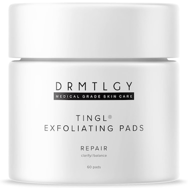 tingl Face and Body Exfoliator Pads  Anti Aging Acne Treatment with Glycolic Acid Lactic Acid and Salicylic Acid  Pore Minimizer Oil Cleanser Blackhead Remover and Skin Exfoliator in One