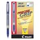 Pilot Precise Grip Liquid Ink Rolling Ball Stick Pens Bold Point 1 mm Blue Pack of 12