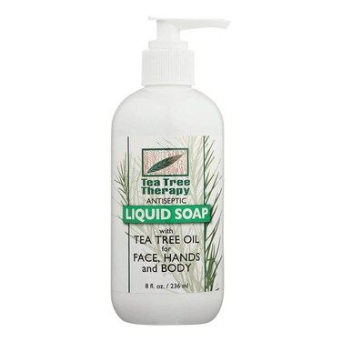 Tea Tree Therapy Antibacterial Liquid Soap with Tea Tree Oil 8Ounces Pack of 4