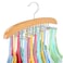 Resovo Tank Top Hanger with Premium Wood 24 Large Capacity Space Saving360 Degree Rotating Foldable Metal Hooks Tank Tops