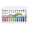 BAZIC Jumbo Silky Gel Crayons 12 Color Washable Blendable Non Toxic Watercolor Crayon for Coloring Book 12Pack 1Pack