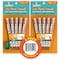 Channies My First Pencil EasytoHold Jumbo Pencils for Preschoolers Kindergarteners  1st Graders White Wooden 2B Fat Pencils for Kids Ages 37 2 Pack 5 Each  Sharpener