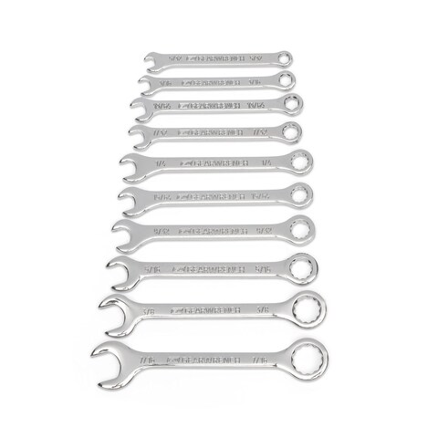 GEARWRENCH 10 Piece SAE Midget Combination Wrench Set  86560