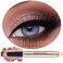 Nude Rose Gold Eyeshadow Stick Cream Smooth Single Eyeshadow Pencil Shimmer Crayon Palette Hypoallergenic Waterproof Eye Shadow Highlighter Stick Makeup Eye Liner Pen MultiDimensional Eyes Look3