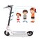 MIMIRACLE Scooter Kids Handle Grip Bar NonSlip Adjustable Child Safety Handle Compatible with Segway Ninebot Max G30 ES1 ES2 ES3 ES4 E22 E25 Electric Scooter Without LED Light