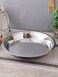 AnNafi Pie Pan  Stainless Steel Pie Dish 16 Inch Metal  Indian Parat Parant Pie Plate Dough Maker Atta Mixer Kneader  Deep Kneading Plate KitchenDining Utensils  Pie Tart Quiche  Pizza Pans