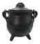 Crystalo  Plain Cast Iron Cauldron with Lid Size25 D 425 H