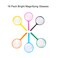 IRCHLYN Magnifying Glass Kids Plastic Magnifier 18 Pack Hand Lens Mini Handheld Magnifying Lenses for Children Science Class Outdoor Observation Party Fun Tool