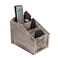 BARGIFTS TV Remote HolderWooden Remote Control Caddy3 Slot Office Supply OrganizersFarmhouse Remote Control Holder TV Remote Caddy vintage