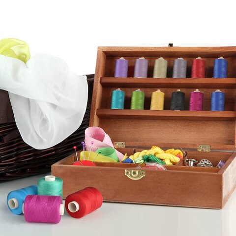 Sewing Threads Kits 30 Colors 1000 Yards Per Spools Polyester Sewing Thread for Hand and Machine Sewing