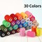 Sewing Threads Kits 30 Colors 1000 Yards Per Spools Polyester Sewing Thread for Hand and Machine Sewing