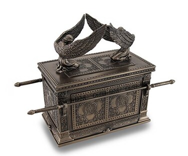 Stunning Bronze Finished Ark of The Covenant Trinket Box