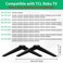 Rimous TV Stand Legs for TCL Roku TV Legs Replacement Compatible with 28in 32in 40in 43in 49in 50in 55in 65in TCL Roku TV Stand Legs Base Feet with Screws Easy to Install