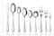 New Star Foodservice 58505 Bead Pattern 180 Stainless Steel Oyster Fork 6Inch Set of 12