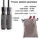 Gaoykai Weighted Jump Rope for WomenMenHeavy Jump Rope with Adjustable Bold PU Rope Aluminum Alloy Foam Handle Great for Crossfit Training Boxing and MMA Workouts