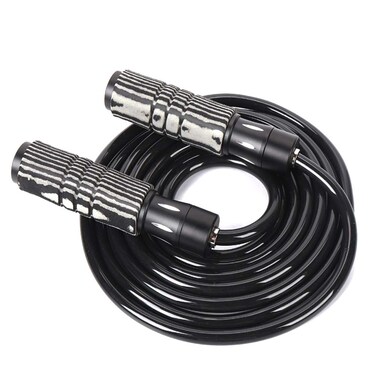 Gaoykai Weighted Jump Rope for WomenMenHeavy Jump Rope with Adjustable Bold PU Rope Aluminum Alloy Foam Handle Great for Crossfit Training Boxing and MMA Workouts