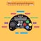 Yahboom Micro Bit Robotic Control Handle Game Joystick STEM Education Graphic Compatible with Microbit V2 V15 for Kids without Microbit Handle without microbit v2
