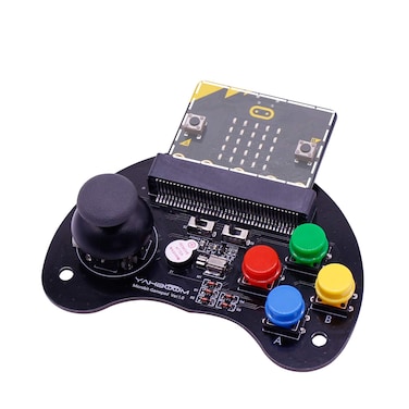 Yahboom Micro Bit Robotic Control Handle Game Joystick STEM Education Graphic Compatible with Microbit V2 V15 for Kids without Microbit Handle without microbit v2