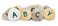 Yellow Door YD9 Uppercase Alphabet Learning Pebbles for Kids Kindergarten Grade to 3 Grade 5 H 3 L 3 W