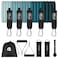 Retrospec Train Resistance Bands Workout Bands wHandles Door Anchor Carry Bag for Women  Men Undertow Set 5pc