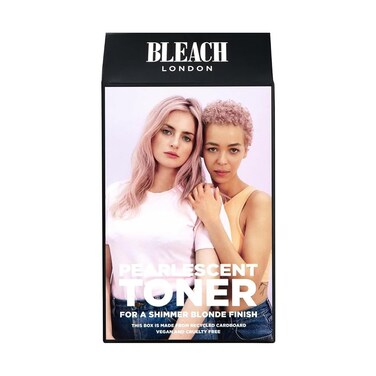 Bleach London Pearlescent Toner Kit Neutralise Yellows  Achieve Pearly Blonde Colour AmmoniaFree Semipermanent Toner for Bleached Blonde Hair Includes Colourant Developing Lotion and Mask