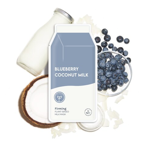 ESW Beauty Blueberry Coconut Milk Firming PlantBased Milk Mask