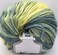 Rock  Roll Modal Wool Blend Yarn 50 Gram 125 Yards  Green Blue Yellow
