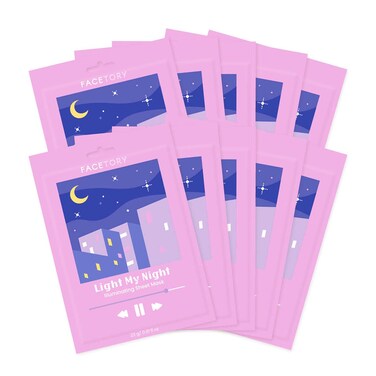 FACETORY K Beauty Face Mask Skin Care  ILLUMINATING Sheet Mask for ACNEPRONE Skin with Yuja Extract  Brightens  Evens Complexion and PostAcne Marks 10 Pack