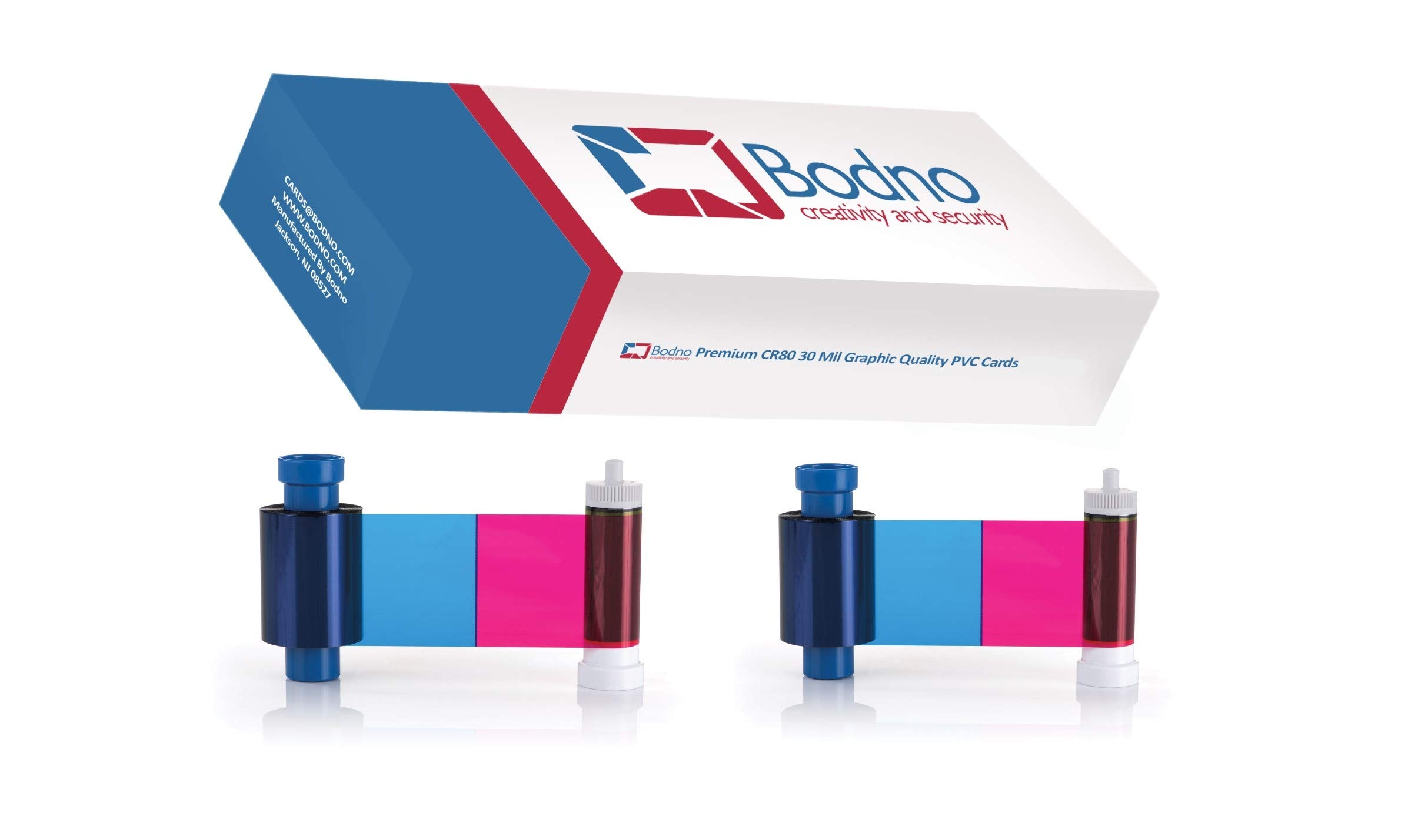 بودنو Bodno Magicard MA300ymcko X 2 Color Ribbon 600 PRINTS