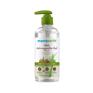 Aloe Ashwagandha Gel with Aloe Vera  Ashwagandha for Youthful Glow  Deeply Hydrates  Moisturizes Skin  Non Sticky  Paraben Free  1014 Fl Oz 300ml