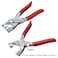200 Sets Metal Snaps Fasteners Kit 95mm 10 Colors Metal Prong Ring Button with Fastener Pliers Press Tool for Sewing and Crafting