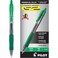 Pilot G2 Premium Gel Roller Pens Fine Point 07 mm Green Pack of 12