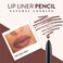 Mented Cosmetics No 5 Brown Lip Liner Pencil Waterproof Lip Liner Brown Lip Pencil Natural Lip Liner Dark Lip Liner Vegan CrueltyFree Makeup Matte Lip Liners for Women