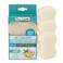 Spongables Pedi Scrub Foot Exfoliating 20 Wash Sponge Pina Colada 3 Count