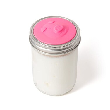 Jarware Silicone Bacon Grease Saver Mason Jar Lid Wide Mouth