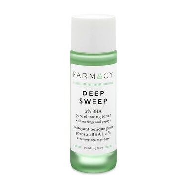 Farmacy 2 Salicylic Acid Toner for Face  Deep Sweep Gentle BHA Exfoliant for Oily Skin  Refines Texture with Papaya Enzymes  Moringa Water for a HealthyLooking Complexion 50ml