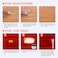 Wood Furniture Repair Kit  18 Colors Wood Filler Hardwood Laminate Vinyl Floor Repair Kit Wood Putty Cabinet Touch Up Kit  Cover Scratches Stains Holes for Table Door Veneer Cherry Walnut