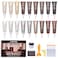 Wood Furniture Repair Kit  18 Colors Wood Filler Hardwood Laminate Vinyl Floor Repair Kit Wood Putty Cabinet Touch Up Kit  Cover Scratches Stains Holes for Table Door Veneer Cherry Walnut