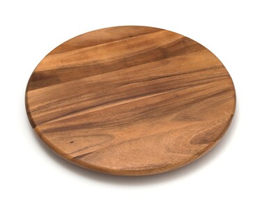 Lipper International Acacia Wood 18Inch Lazy Susan Kitchen Turntable