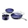 Nonstick Pots and Pans Set 5 Piece Nonstick Cookware Set Stay Cool Handles Dishwasher Safe Dorm Room Essentials Cookware Set Includes Fry Pans SaucepanPot and Lids College Essentials Kitchen Set