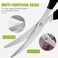 Kitchen Scissors Korean Barbecue Scissors and Tongs Set Kitchen Shears and Tongs for Cutting Meat Chicken Vegetables Stainless Steel Multipurpose Nonslip Serrated Sharp BBQ Scissors BBQ Tongs