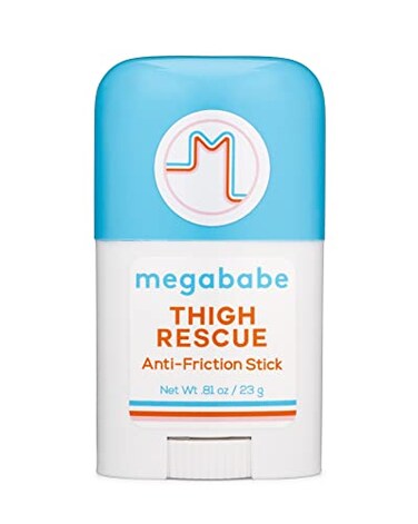 Megababe Thigh Rescue AntiChafe Stick Travel Size  Prevents Skin Chafe  Irritation  081 Ounce Pack of 2